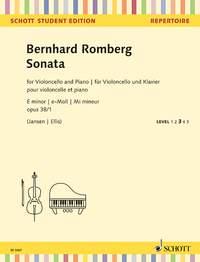 Sonata E minor op. 38-1 - na violoncello a klavír