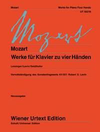 Works For Piano 4 Hands - Mozart pro klavír