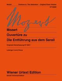 Overture To 'The Abduction' Original Piano Version - Mozart pro klavír