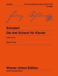 3 Scherzi D 593 - Edited from the sources by Jochen Reutter - na klavír