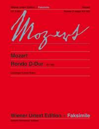 Rondo D K 485 - Herausgegeben Nach Den Quellen Kv 485 - Mozart pro klavír