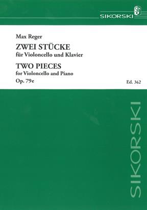 2 Stücke - für Violoncello und Klavier - violoncello a klavír