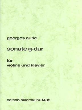 Sonate - für Violine und Klavier - housle a klavír