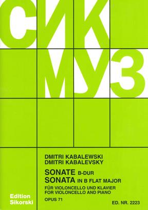 Sonate B-Dur Op.71 - für Violoncello und Klavier - violoncello a klavír