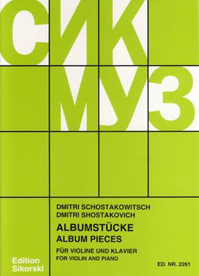 Albumstücke - pro housle a klavír