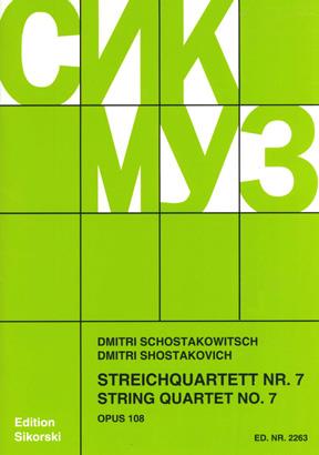 Streichquartet 7 Op.108 - smyčcový kvartet