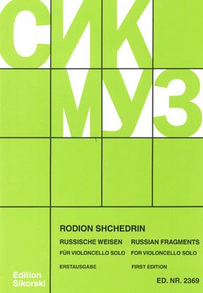 Russische Weisen - für Violoncello solo - pro violoncello