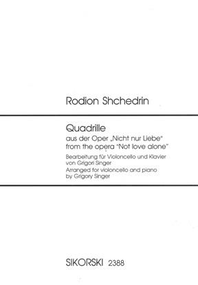 Quadrille aus der Oper 'Nicht nur Liebe' - für Violoncello und Klavier - violoncello a klavír