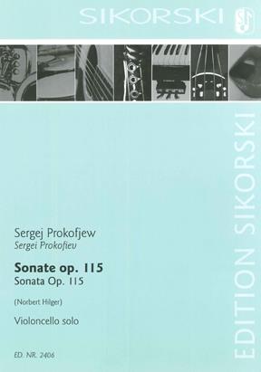 Sonate - für Violoncello solo - pro violoncello