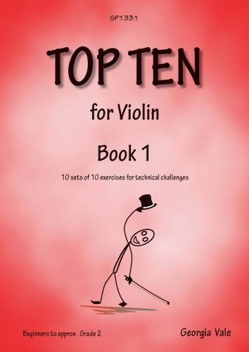 Top Ten for Violin Book 1 - 10 sets of 10 exercises for technical challenges - pro housle