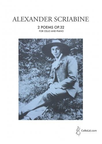 Two Poems Op.32 Arranged For Cello And Piano - violoncello a klavír