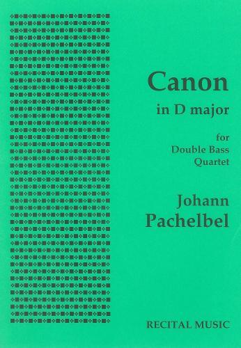 Canon in D major - for Double Bass Quartet