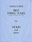 First String Tunes (Violin) - A Graded Collection of Easy Pieces - housle a klavír