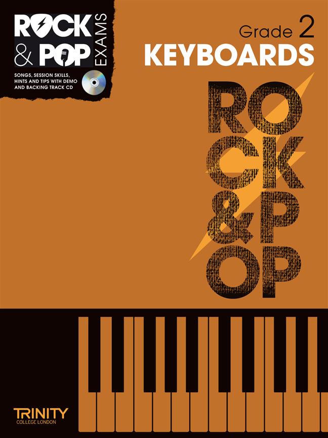 Rock & Pop Exams: Keyboards Grade 2-CD - Electronic Keyboard - pro keyboard