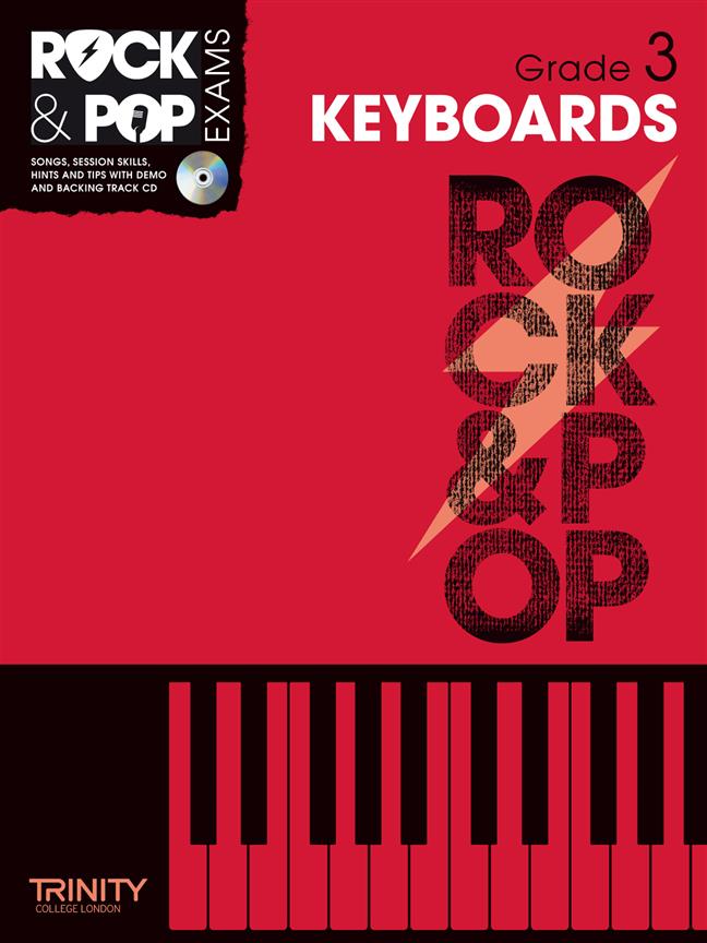 Rock & Pop Exams: Keyboards Grade 3-CD - Electronic Keyboard - pro keyboard