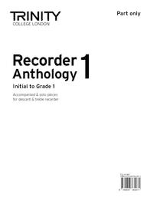 Recorder Anthology book 1 Part Only - Recorder teaching skladby pro zobcovou flétnu