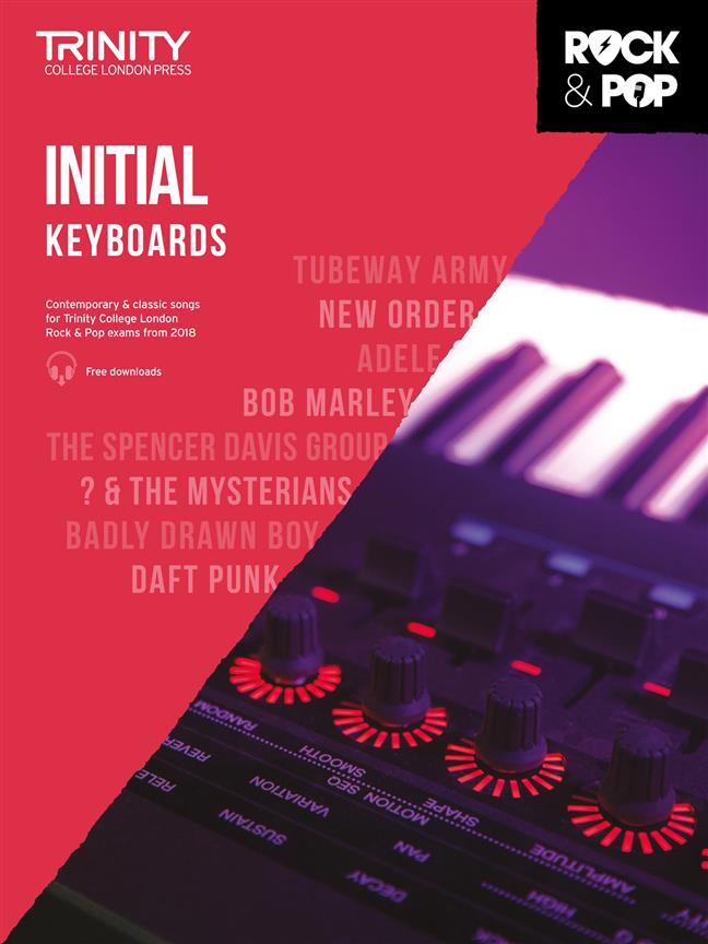 Trinity Rock and Pop 2018 -20 Keyboards Initial - pro keyboard