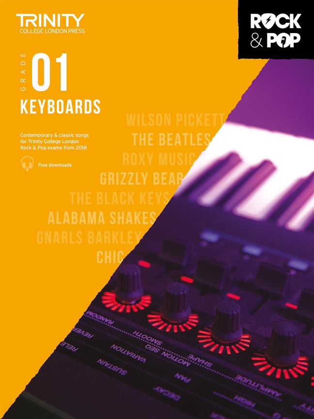 Trinity Rock and Pop 2018 -20 Keyboards Grade 1 - pro keyboard