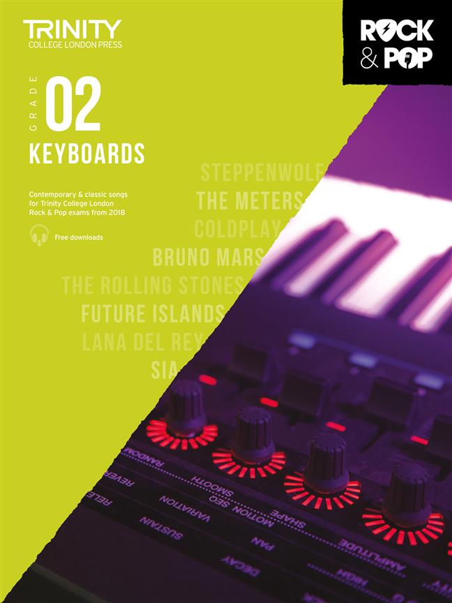 Trinity Rock and Pop 2018 -20 Keyboards Grade 2 - pro keyboard