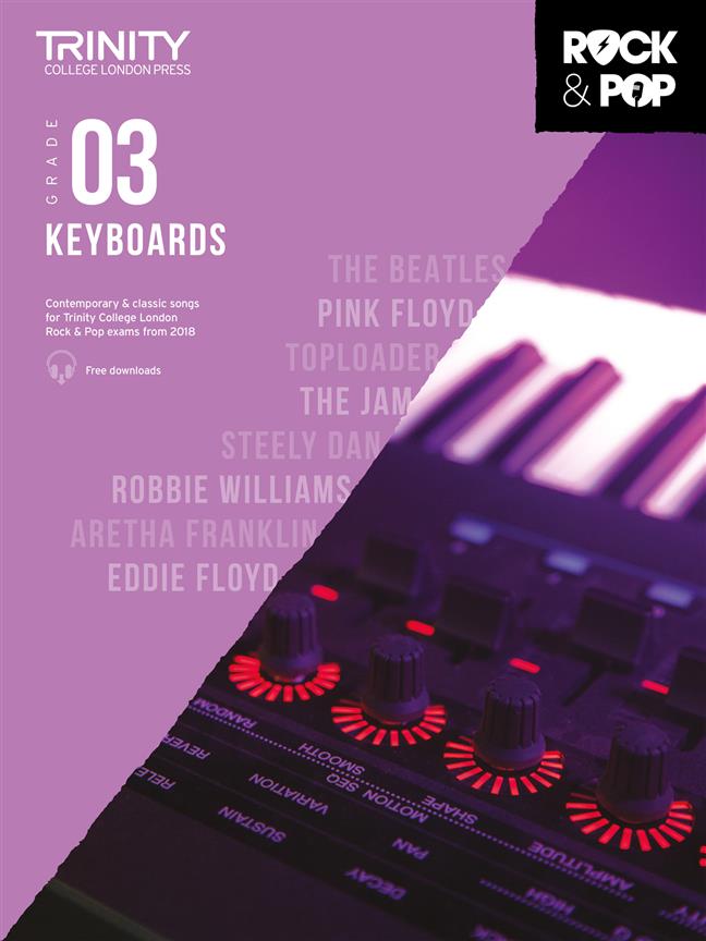 Trinity Rock and Pop 2018 -20 Keyboards Grade 3 - pro keyboard