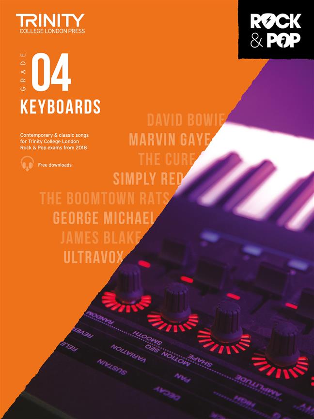 Trinity Rock and Pop 2018 -20 Keyboards Grade 4 - pro keyboard
