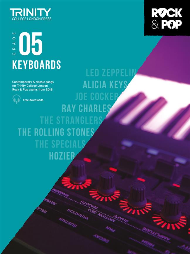 Trinity Rock and Pop 2018 -20 Keyboards Grade 5 - pro keyboard
