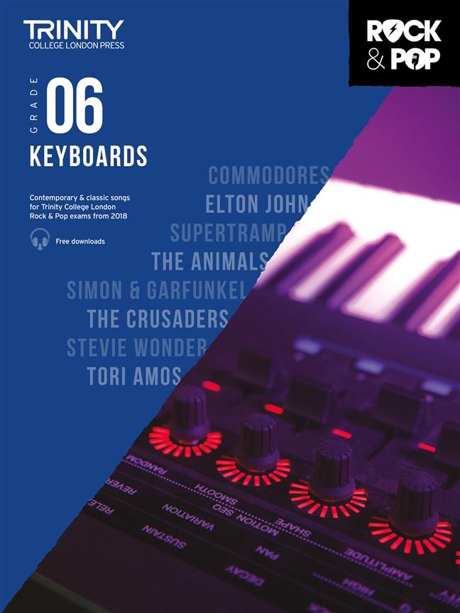 Trinity Rock and Pop 2018 -20 Keyboards Grade 6 - pro keyboard