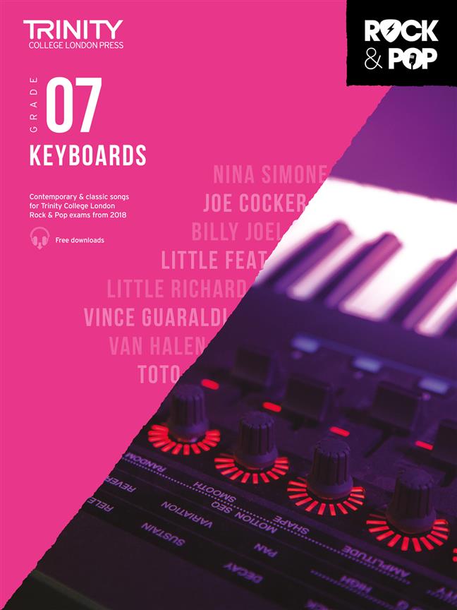 Trinity Rock and Pop 2018 -20 Keyboards Grade 7 - pro keyboard