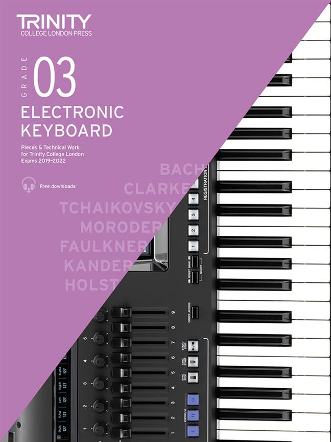 Grade 3 Electronic Keyboard Exam Pieces 2019?2022 - and Technical Work - Grade 3 - pro keyboard
