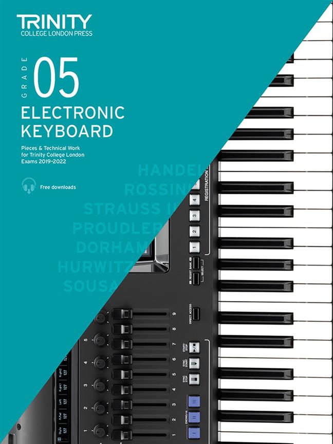 Grade 5 Electronic Keyboard Exam Pieces 2019-2022 - and Technical Work - Grade 5 - pro keyboard
