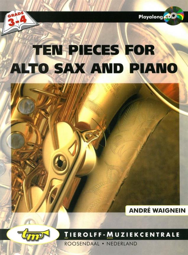 Ten Pieces For Altsax And Piano - noty na klavír