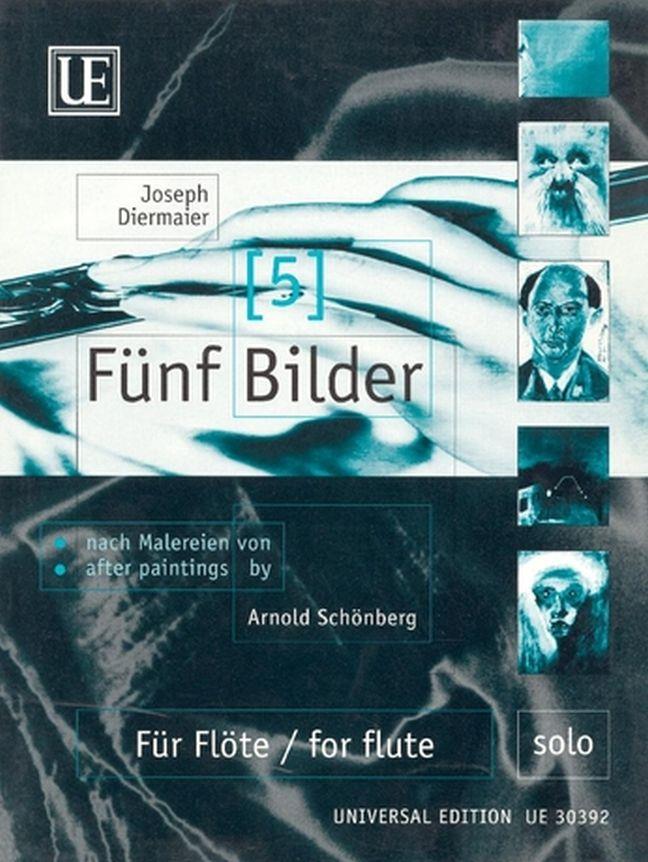 5 Bilder nach Malereien von Arnold Schönberg