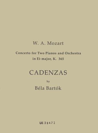 Kadenzen Zu W.A. Mozart Konzert - Für 2 Klaviere und Orchester Kv 365