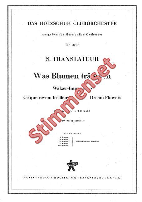 Was Blumen träumen
