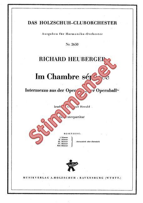Im Chambre Separee