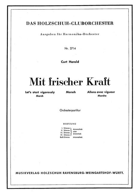 Mit frischer Kraft