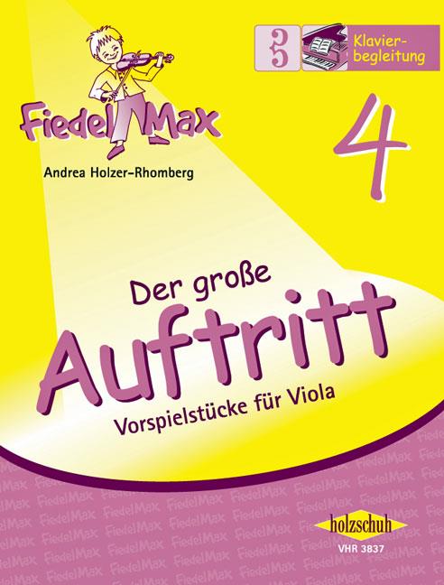 Fiedel-Max für Viola - Der große Auftritt Band 4