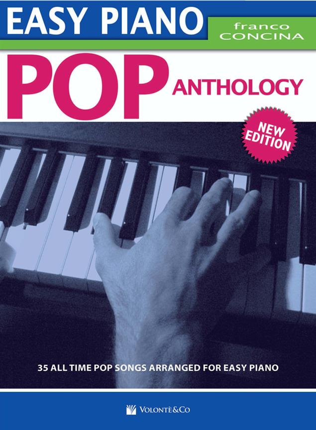 Easy Piano Pop Anthology - 15 all time pop songs arranged for easy piano noty pro klavír děti