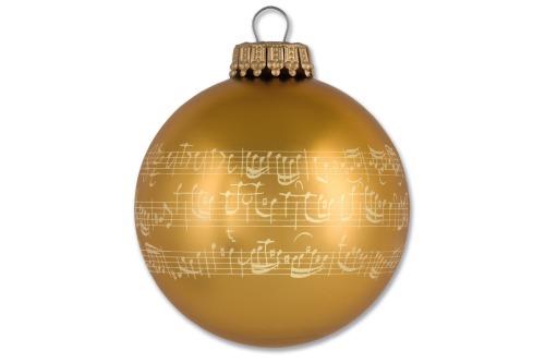 Vienna World: Christmas Bauble - Sheet Music (Gold)