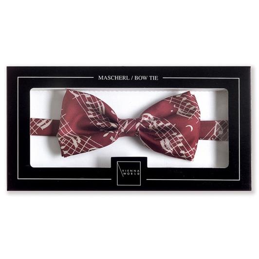 Bow tie Sheet music red - Red