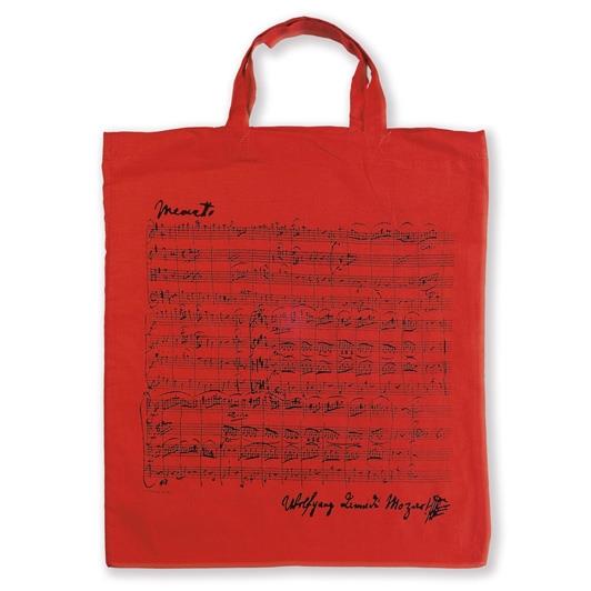 Tote bag Mozart red - Red