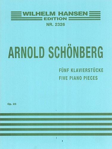 Arnold Schonberg: Five Piano Pieces Op.23 - noty na klavír