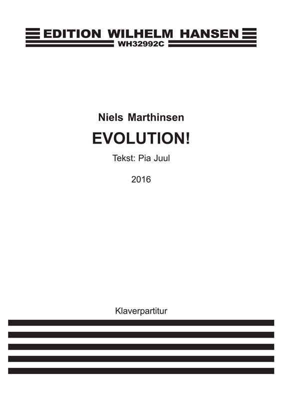 Niels Marthinsen: Evolution! (Vocal Score)