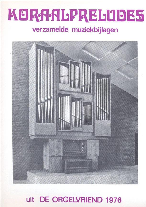 Orgelvriend 1976 Koraalpreludes - pro varhany