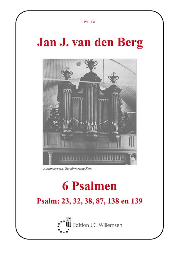6 Psalmen - Psalm: 23,32,38,87,138 en 139 - noty pro varhany