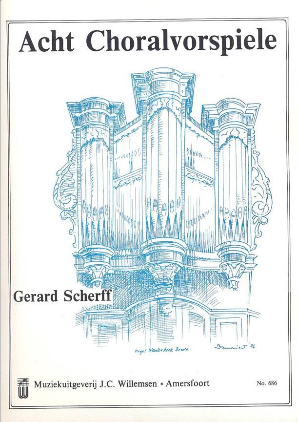 8 Choralvorspiele - na varhany