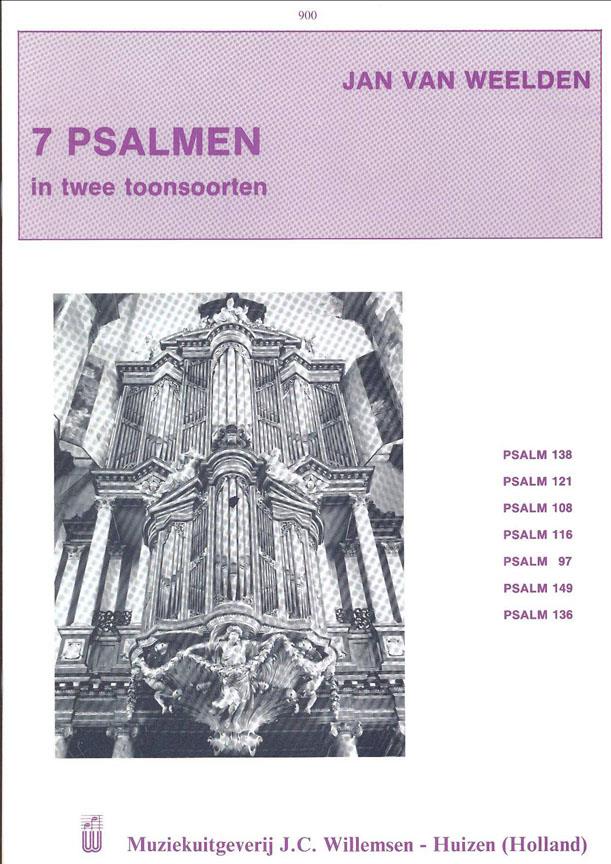 7 Psalmen in 2 Toonsoorten - na varhany