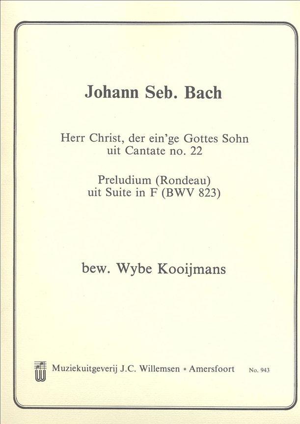 Herr Christ Der Einge Gottes Sohn - Preludium Uit Suite In F - na varhany