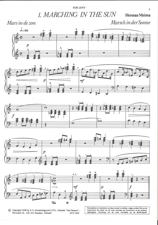 On The Beach - 9 Pieces For Piano Bulk 7 - noty na klavír