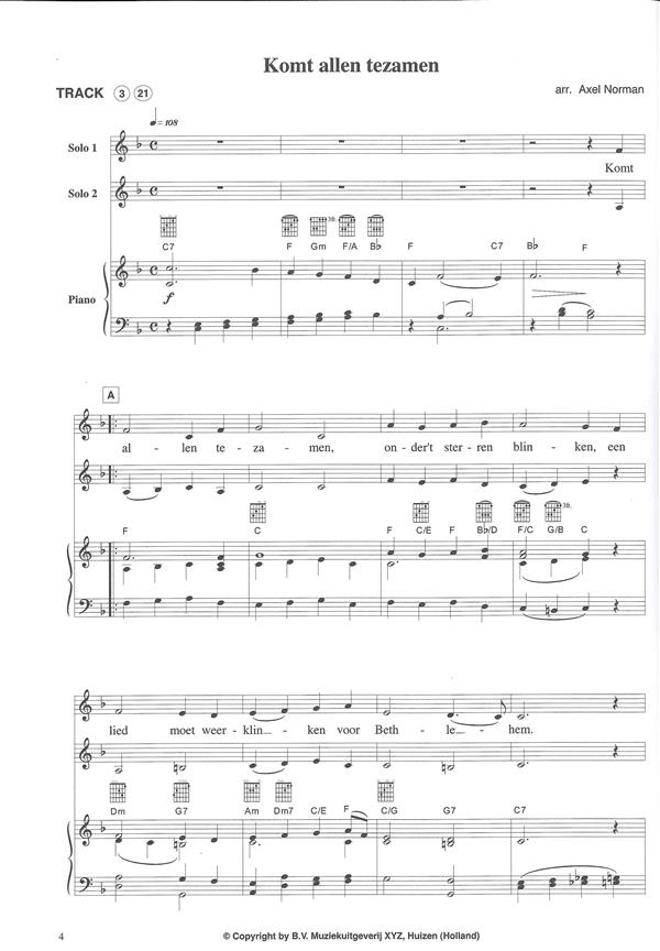Christmas Duets pro nástroje v basovém klíči - fagot, trombon, violoncello nebo kontrabas